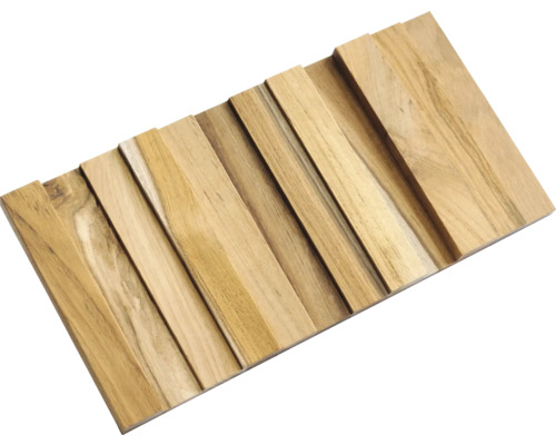 Panneau en bois avec design tridimensionnel pour revêtement mural