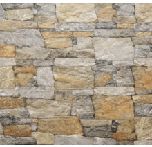 Maçonnerie avec aspect pierre.