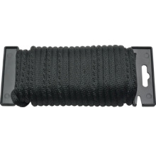 Corde en nylon tressé noire sur une bobine