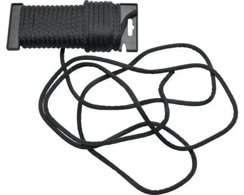 Corde en polyester noire sur bobine