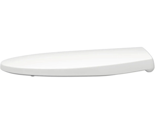 Weißer Toilettendeckel