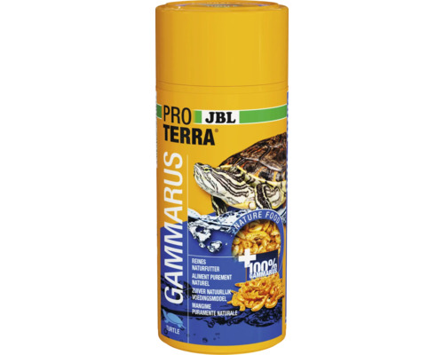 Wasserschildkröten Snack JBL PROTERRA GAMMARUS Leckerbissen für alle Wasserschildkröten 250 ml JBL Pro Terra Futter für Wasserschildkröten mit Gammarus