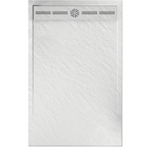 Receveur de douche à motif rainuré