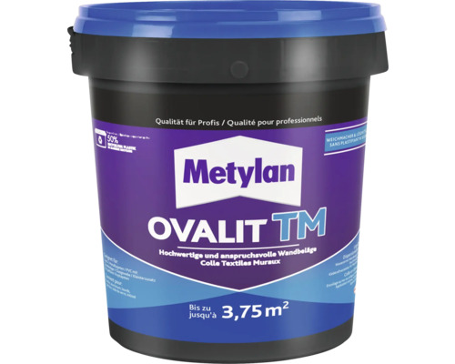 Colle pour papier peint et additif pour colle Metylan Ovalit TM 750 g
