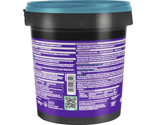 Seau de colle pour revêtements muraux