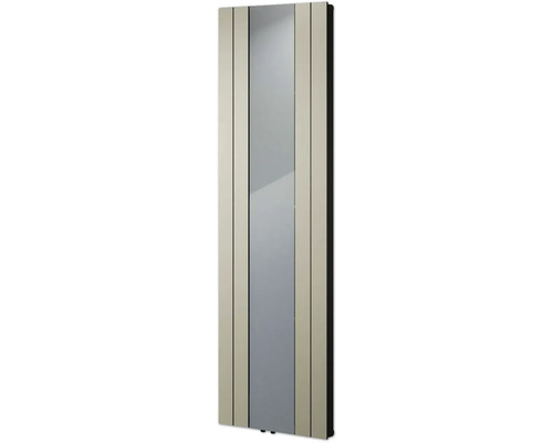 Designheizkörper ROTHEIGNER MIRROR 1800 x 514 mm beige Anschluss Mittig unten