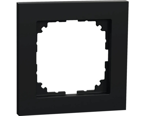 Plaque d'interrupteur Merten MEG4010-3603 1 emplacements M-Pure noir/mat