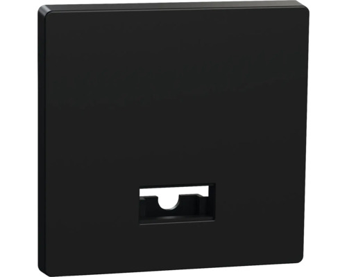 Interrupteur à bascule avec symbole fenêtre Merten MEG3350-0403 M-Pur noir/mat Cache pour prise de données