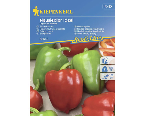Poivron Neusiedler Ideal Kiepenkerl graines fixées graines de légumes
