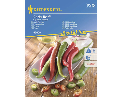 Piment Carla Rot® (Kohsamui) Kiepenkerl graines hybrides graines de légumes