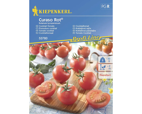 Tomates cocktail Curaso Rot® (Aranca, F1 ) Kiepenkerl graines de légumes hybrides Graines de tomates cocktail Kiepenkerl Curaso Rot