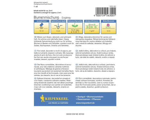 Mélange de graines de fleurs, annuel