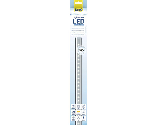 Éclairage d'aquarium Tetra LightWave Set 270 avec alimentation sur secteur et adaptateur 8,5 W longueur de 27 à 33 cm