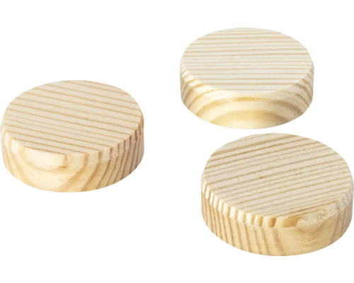 Plaquettes coniques Wolfcraft Ø 35 mm, lot de 10 Trois tourillons en bois