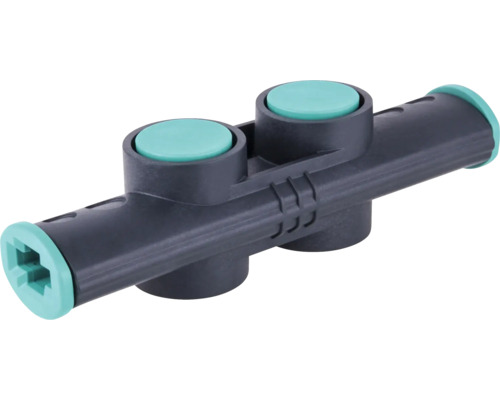 Manchon de raccordement avec deux entrées et boutons