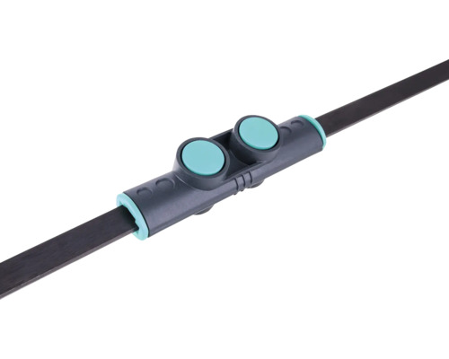 Scie à ruban pour métal avec support gris et deux commandes