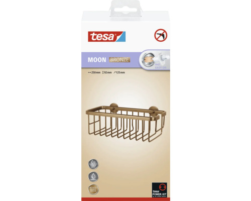 Tesa Moon Duschkorb, Bronze