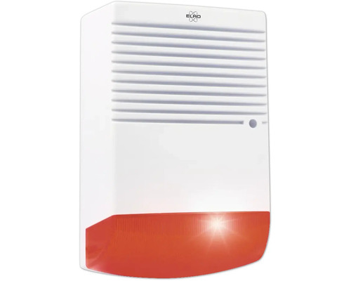 Elro Dummy Alarmsirene mit blinkendem LED-Licht ADS1F Elro Alarmsirene für den Innenbereich