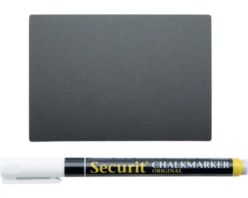 Schiefertafel mit weißem Kreidemarker