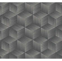 Papier peint à motif géométrique de cubes