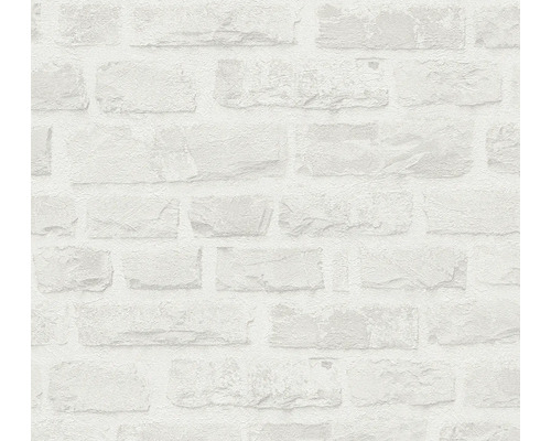 Papier peint intissé 38637-2 Natural Living aspect pierre gris Papier peint aspect pierre
