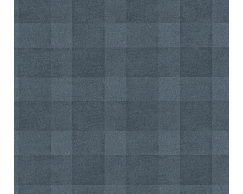 Papier peint intissé 38664-2 Natural Living damier bleu