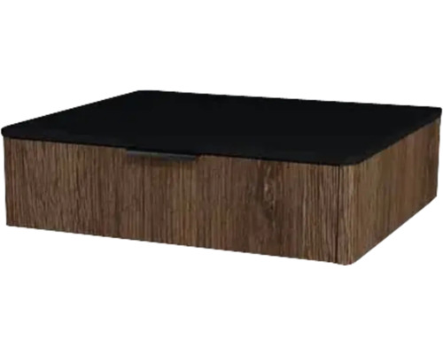 Meuble sous vasque avec 1 tiroir Devo Lotos lxhxp 60 x 16 cm x 53 mm couleur de façade bronze expressive oak Meuble sous vasque avec 1 tiroir Devo Lotos lxhxp 60 x 16 cm x 53 mm couleur de façade bronze expressive oak