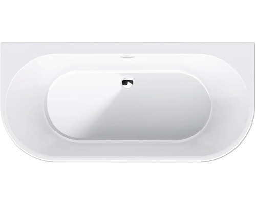 Rechteckige Badewanne aus Sanitäracryl von oben