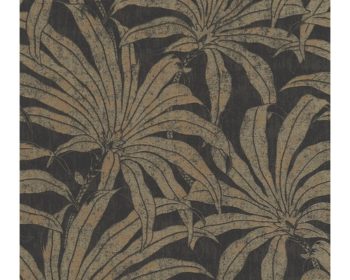 Papier peint intissé 39501-1 Jade 2 jungle noir Papier peint à motif de palmiers pour la décoration murale