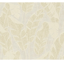 Papier peint à motif de feuilles