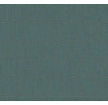 Nahaufnahme einer blauen Tapete mit linearem Muster
