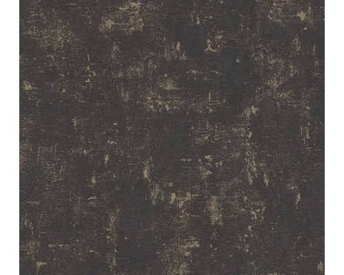Papier peint intissé 3951-15 Jade 2 uni aspect crépi noir