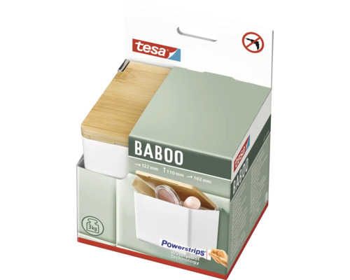 Set d’accessoires de salle de bain Tesa Baboo dans son emballage