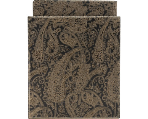 Boîte de rangement décorative avec motif cachemire