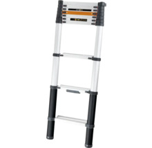 Ausgezogene Teleskopleiter aus Aluminium