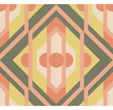 Geometrisches Tapetenmuster mit Linien und Kreisen