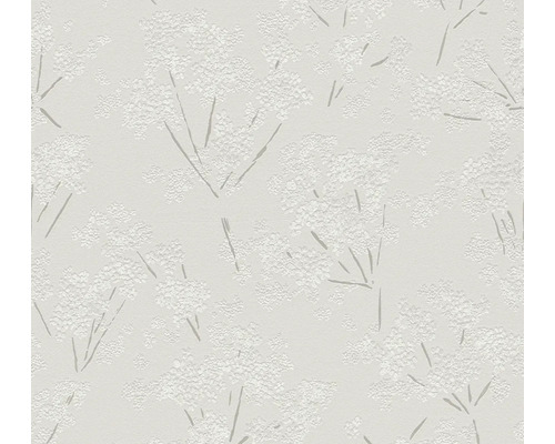 Vliestapete Casual Living floral natur grau weiß Tapete mit floralem Muster