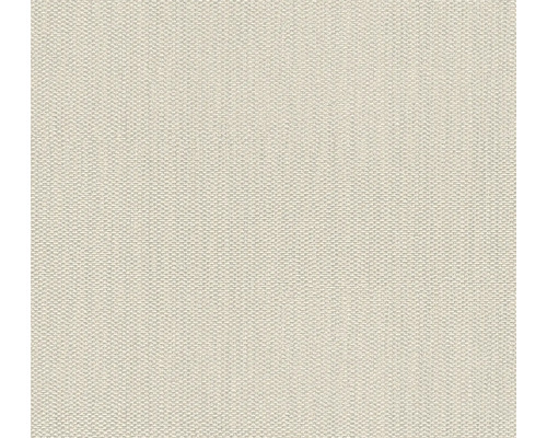 Vliestapete 3955-11 Casual Living Gewebeoptik creme silber Nahaufnahme eines Stoffes