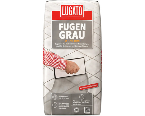Lugato Fugenmörtel Fugengrau 20 kg Lugato Fugen Grau Fugenmörtel Sack