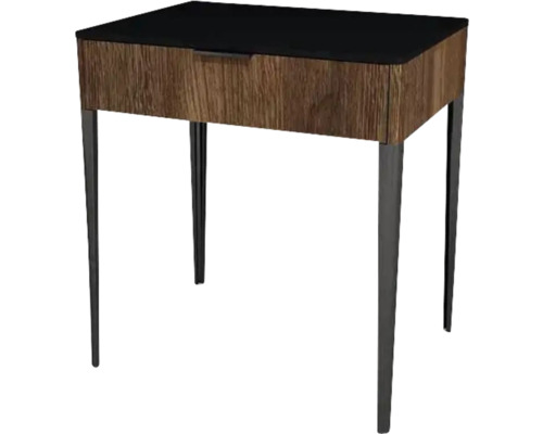 Waschtischunterschrank mit 1 Schublade Devo Lotos BxHxT 70 x 76 cm x 53 cm Frontfarbe bronze expressive oak Waschtischunterschrank mit 1 Schublade Devo Lotos BxHxT 70 x 76 cm x 53 cm Frontfarbe bronze expressive oak