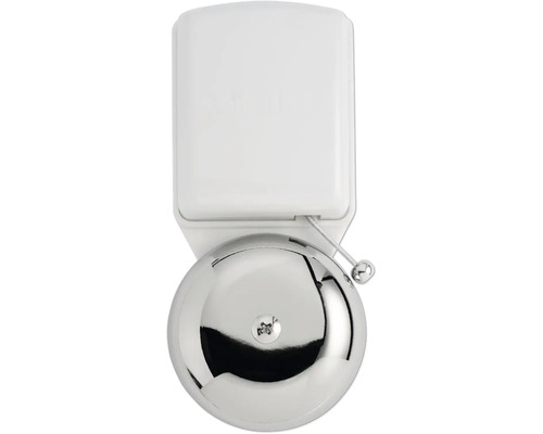 Sonnette en saillie Grothe GRO24111 avec coque plate 8V/0,8A volume sonore max. 80dB/A blanc