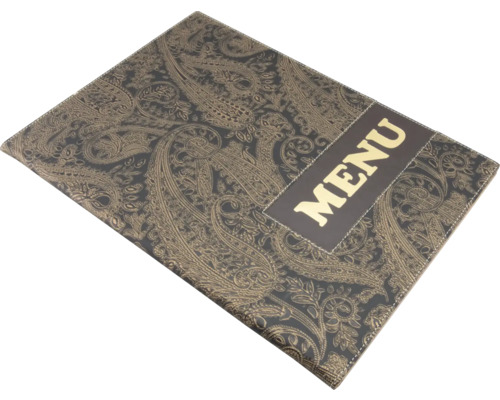 Speisekarte mit Muster