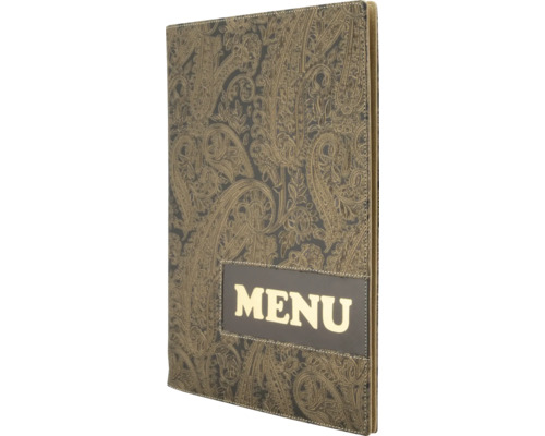 Speisekarte mit Muster