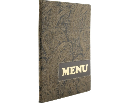 Menükartenhalter mit Paisley Muster