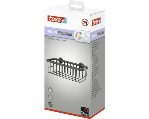 Tesa Moon Graphite Duschkorb Verpackung