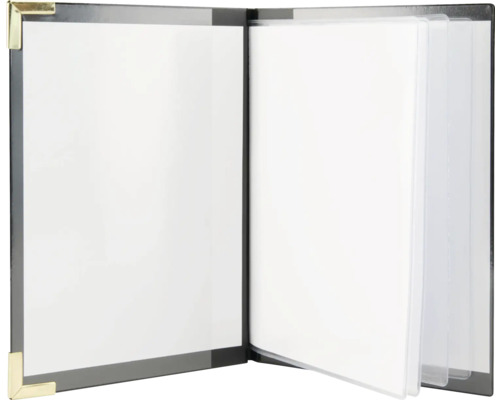 Offener Dokumentenhalter mit Sichtfolien