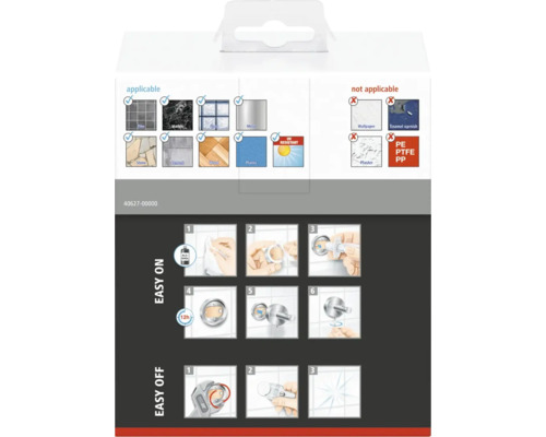 Anwendungs- und Demontagehinweise für ein Befestigungssystem