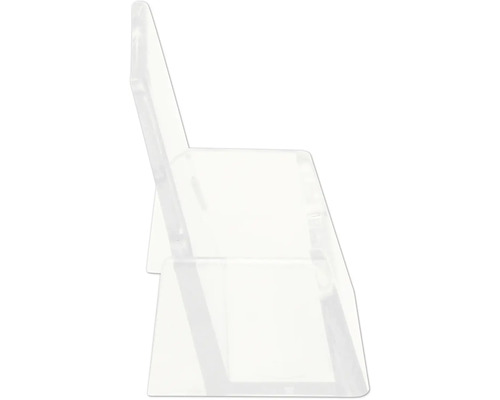 Prospektständer aus transparentem Kunststoff