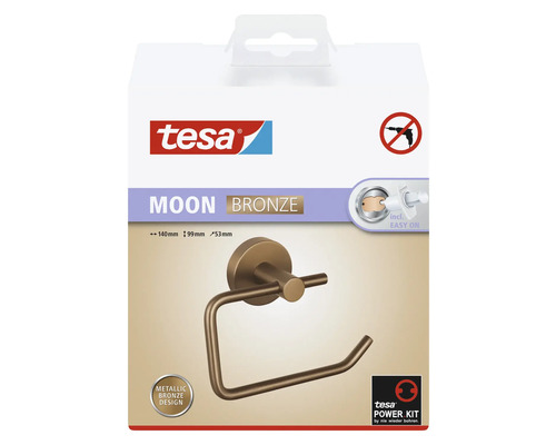 Tesa Moon Toilettenpapierhalter Bronze im Karton