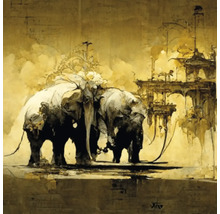 Giclée Leinwandbild Abstract 0048 60x60 cm